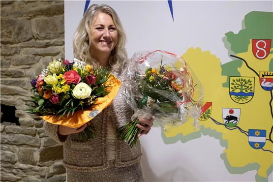 Dufte Aussichten: Bürgermeisterin Christel Halm kann weitere acht Jahre im Amt bleiben. Bild: Uli Rippmann