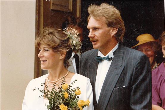 Eckhardt und Klara Zug, geborene Benicz, heirateten 1987. Privatbild