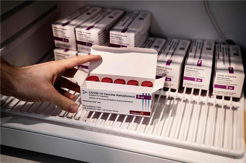 Ein Großteil der Impfdosen von Astrazeneca in den Kühlschränken des Landes ist bereits für Impftermine verplant. Foto: Liselotte Sabroe/Ritzau Scanpix/AFP