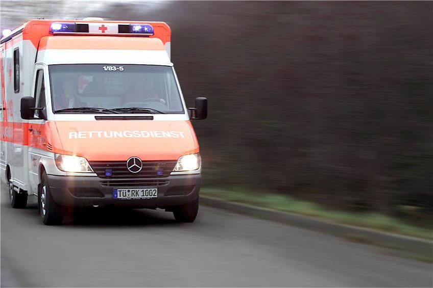 Ein Rettungswagen brachte die Schwerverletzte ins Krankenhaus. Symbolbild: Ulrich Metz