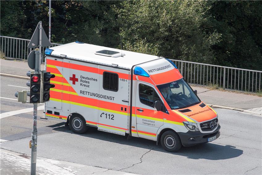 Ein Rettungswagen im Einsatz. Bild: Ulrich Metz
