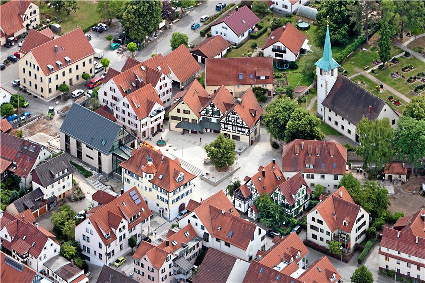 Ein schön gerichteter Ortskern und zwischen Tübingen und Reutlingen verkehrsgünstig gelegen: In Kirchentellinsfurt möchten viele wohnen. Archivbild: Grohe