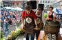 Eindrücke vom ersten Tag des Tübinger Stadtfests: Fassanstich mit OB Boris Palme...