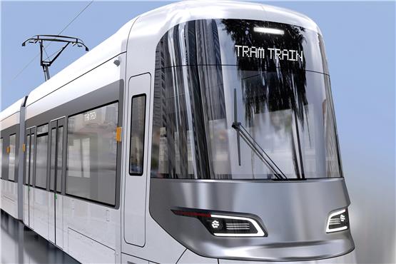 Eine „Tram-Train“, wie sie mal für die Regionalstadtbahn im Einsatz sein könnte. Bild: ZRNA