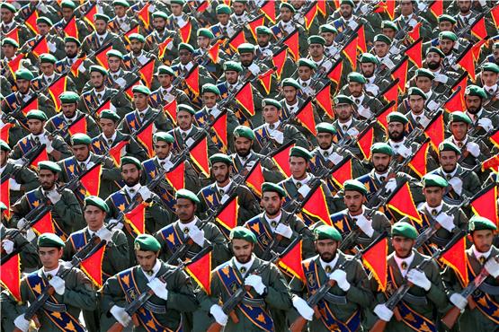 Eliteeinheit der iranischen Streitkräfte: die Revolutionsgarde.