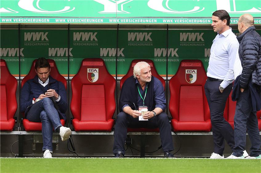 Es gibt nur einen Rudi Völler  und der hört im Sommer 2022 auf. An diesem Sonntag kommt Leverkusens Geschäftsführer zum letzten Gastspiel nach Stuttgart. Foto: Krieger /Eibner-Pressefoto