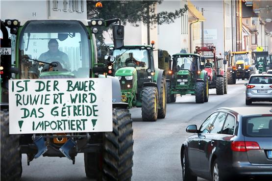 Faire Preise, weniger Bürokratie, mehr Autarkie: Themen, die die Bauern auf die Straße treiben. Bild: Anne Faden