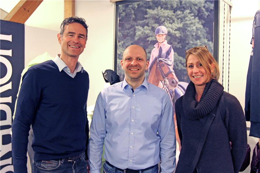 Geschäftsführer Dr. Björn Schützenauer, E-Commerce Leiter Axel Taschus und Christine Seizinger, verantwortlich für Presse- und Öffentlichkeitsarbeit (von links nach rechts).