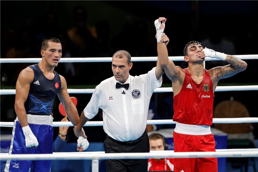 Hat sich Stück für Stück nach oben gekämpft: Der deutsche Boxer Artem Harutyunyan. Foto: dpa
