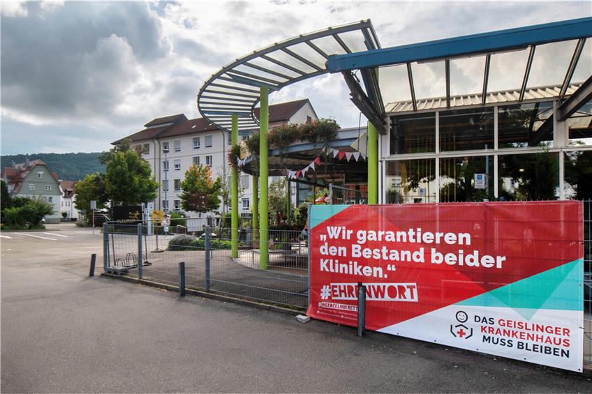 In Geislingen ist der Streit um die Zukunft des Krankenhauses eskaliert. Foto: Stefan Puchner