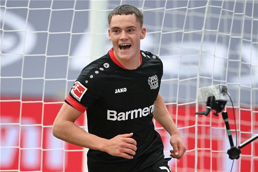 Ist aus dem Team von Bayern Leverkusen nicht mehr wegzudenken: Youngster Florian Wirtz hat in den vergangenen Wochen groß aufgespielt. Foto: INA FASSBENDER