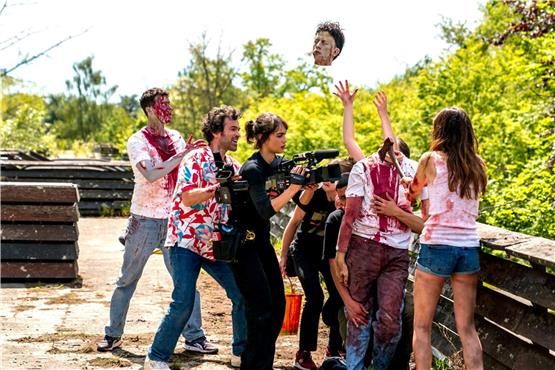 Ist das eine Zombie-Komödie oder bloß ein klamottiger Horror-Dreh?Bild: Lisa Ritaine/Filmtage