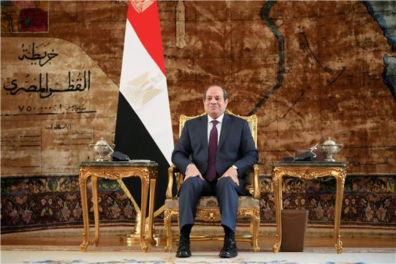 Kairo: Ägyptens Präsident Abdel Fattah al-Sisi hat ein großes Interesse, dass die Verhandlungen erfolgreich enden. Er will einen Flüchtlingsansturm verhindern.  Foto: Mark Schiefelbein/AP/dpa