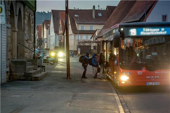 Kommt nicht immer zuverlässige: Buslinie 19 in Weilheim.Archivbild: Ulrich Metz