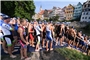 Kurz nach 9 Uhr fiel der Startschuss zum 4. Mey-Generalbau-Triathlon in Tübingen...