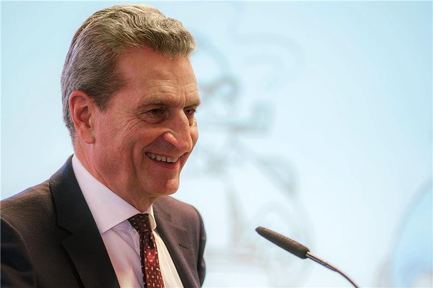 Laudator Günther Oettinger