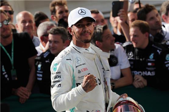 Lewis Hamilton war erleichtert über seinen Sieg in Budapest. Foto: Photo4/Lapresse via ZUMA Press/dpa