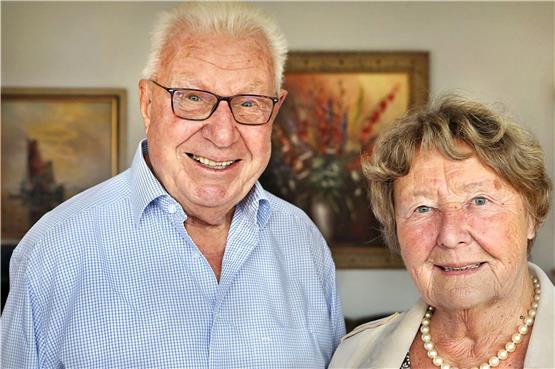 Ludwig und Renate Lichtenberger sind seit 60 Jahren verheiratet. Bild: Anne Faden