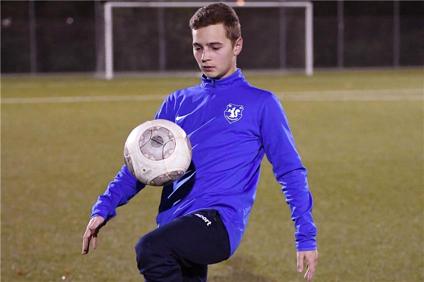 Marco Schwarz will nach einer schwierigen Zeit in der Jugend der TSG Hoffenheim beim Heimatverein wieder den Spaß am Spiel finden.Bild: Ulmer