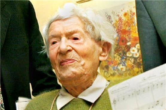 Marianne Stoll, 97-jährig im Jahre 2008.Archivbild: Anne Faden