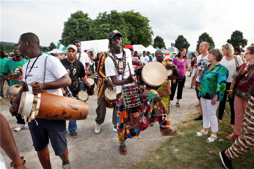 Musik und Tanz beim Afrika-Festival 2016. Archivbild: Faden