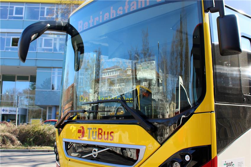 Neun Hybridbusse von Volvo sollen bis zum Jahresende die Flotte der Tübinger Stadtwerke bereichern. Bild: SWT
