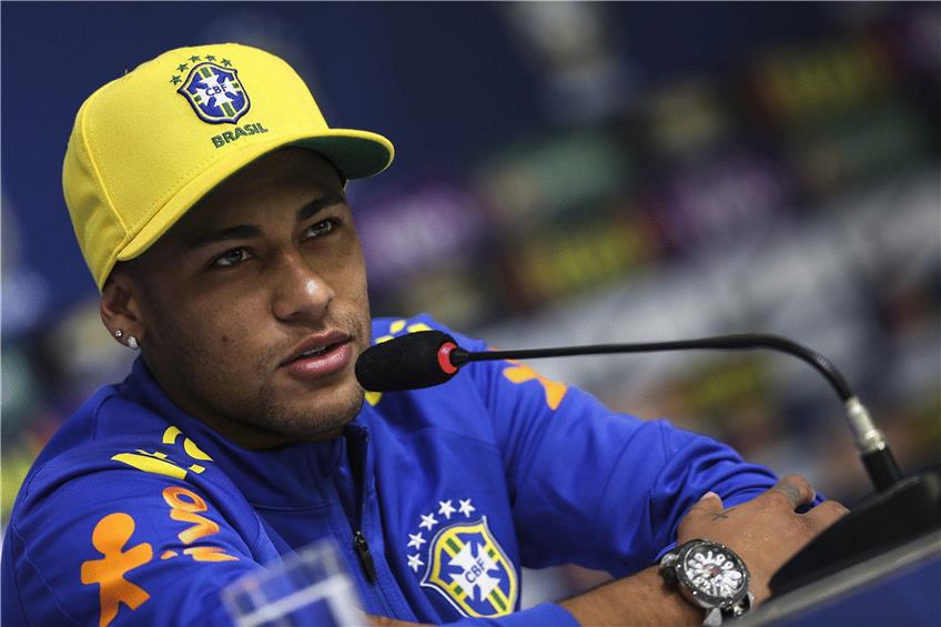 Neymar, der Superstar des FC Barcelona, spielt für Brasiliens Olympia-Auswahl. Foto: dpa
