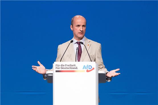 Nicolaus Fest (AfD), Europaabgeordneter.  Foto: Sebastian Kahnert/dpa