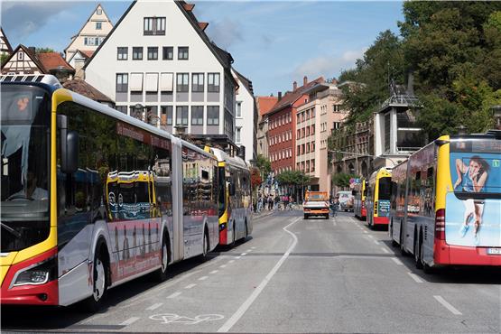Ob mit Bus, Rad, E-Scooter oder zu Fuß: Arg lange braucht es nie vom Hauptbahnhof zur Unibibliothek.Archivbild: Ulrich Metz
