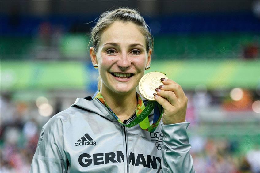 Olympiasiegerin in der Königsdisziplin Sprint: Kristina Vogel. Foto: Eibner