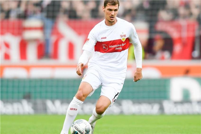 Pascal Stenzel vom VfB Stuttgart in Aktion. Foto: Tom Weller/dpa/Archivbild