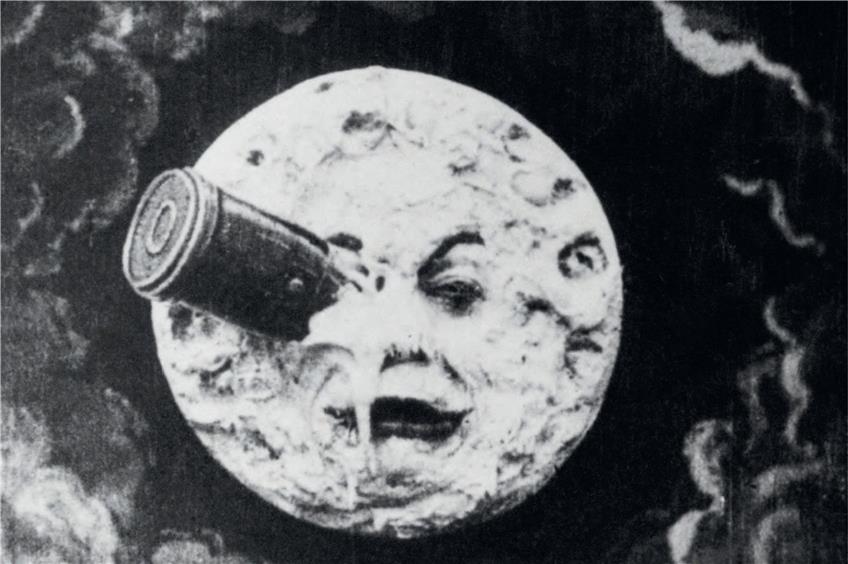 Pioniertat: Schon 1902 schilderte Georges Méliès eine filmische „Reise zum Mond“. Foto: Arthouse