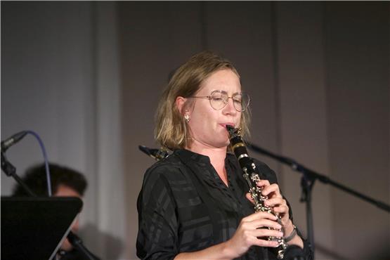 Rebecca Trescher, Klarinettenvirtuosin mit hauchig warm klingendem Sound. Bild: Jürgen Spieß