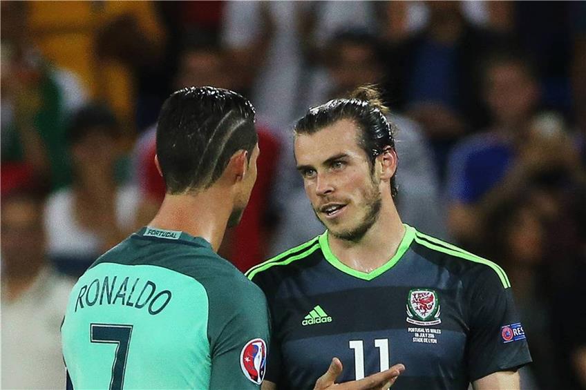 Rivalen um den „Europa-Titel“: Gareth Bale (rechts) sagt Cristiano Ronaldo den Kampf an. Foto: Imago