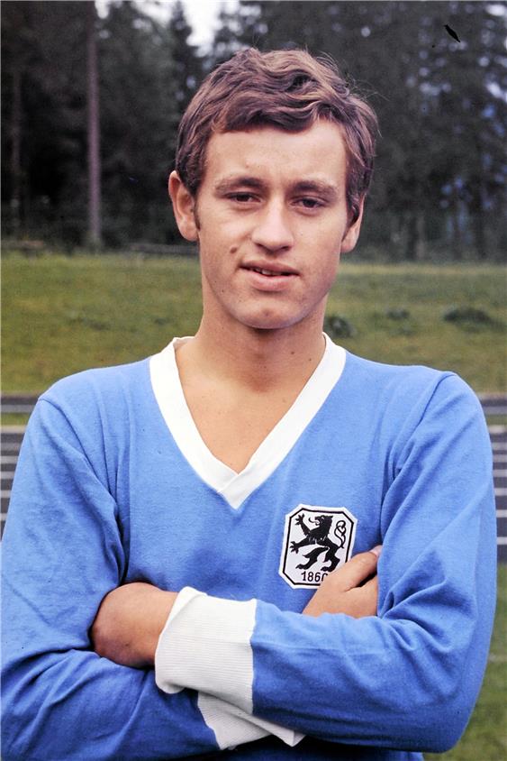 Roth 1968 im Löwen-Trikot. Die Münchener wurden damals 10. der 1. Fußball-Bundesliga. Bild: Ulmer/Werek