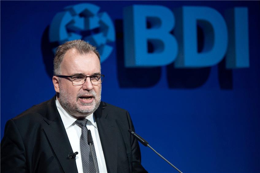 Siegfried Russwurm, Präsident des Bundesverbandes der Deutschen Industrie (BDI). Foto: Bernd von Jutrczenka/dpa