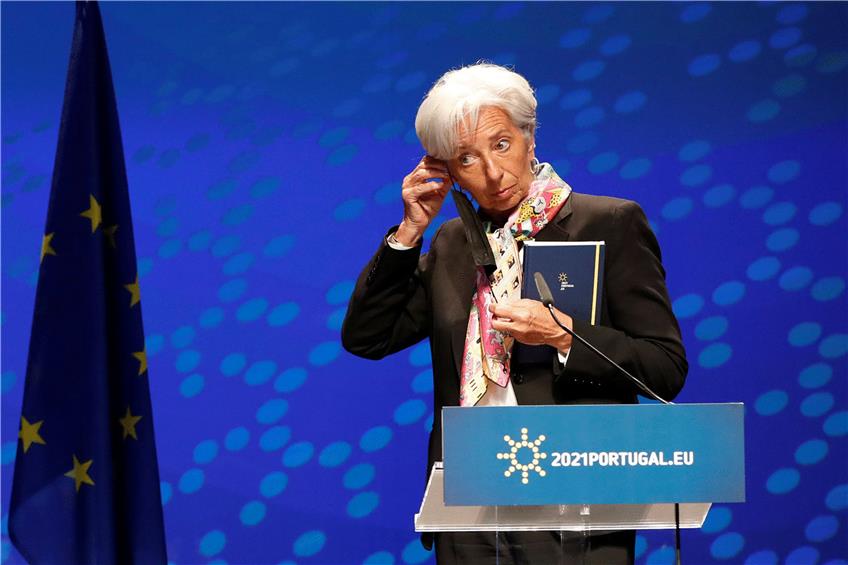 Skeptisch in Sachen Klimaengagement der EZB: Chefin Christine Lagarde. Foto: Armando Franca/AP/dpa