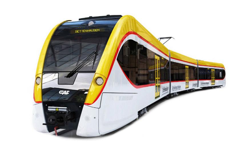 Spätestens im Jahr 2021 sollen die neuen E-Fahrzeuge des spanischen Herstellers CAF auf die elektrifizierte Strecke der Schönbuchbahn gehen. Foto: Landratsamt Böblingen