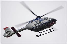 Hubschrauber – Polizei suchte nach vermisster Person