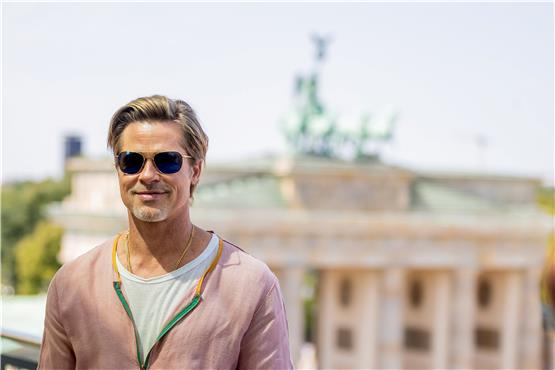 US-Schauspieler, bei einem Photocall anlässlich der Deutschlandpremiere des Kinofilms „Bullet Train“  in Berlin.