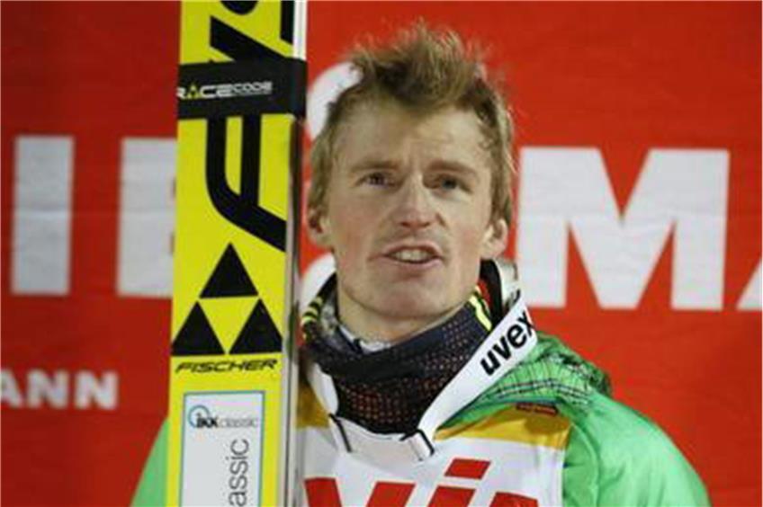 Verlor gestern das Gelbe Trikot: Skisprung-Star Severin Freund. Foto: dpa