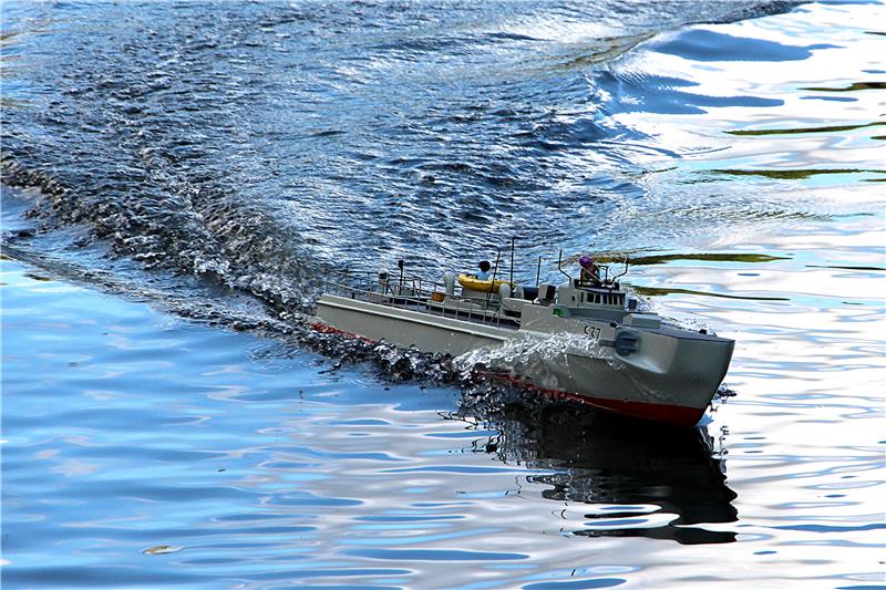 Wellenmacher: Das Torpedoboot von Andreas Schilling ist mit Abstand das schnells...
