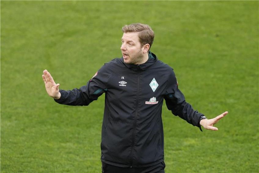 Werder Bremen-Coach Florian Kohfeldt. Foto: Clara Margais/dpa/Archivbild