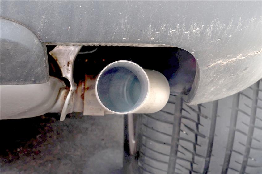 Wie schmutzig sind die Abgase, die aus dem Auspuff dieses Dieselautos aus dem Hause Volkswagen kommen? Bild: Metz