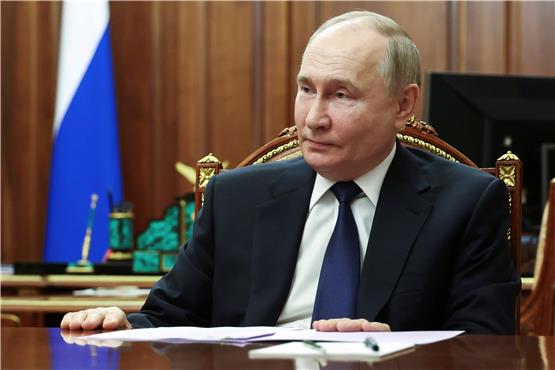 Wie wird Russlands Präsident Wladimir Putin reagieren? Foto: Alexander Kazakov/Pool Sputnik Kremlin/AP/dpa