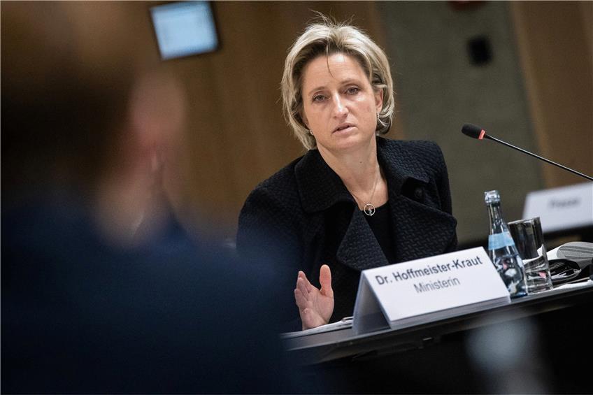 Wirtschaftsministerin Nicole Hoffmeister-Kraut von der CDU. Foto: Christoph Schmidt/dpa