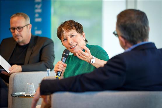 Witzig und klar: die Theologin Margot Käßmann bei einer Veranstaltung unserer Zeitung. Foto: Matthias Kessler