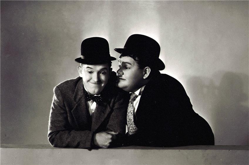 Wussten, was sie aneinander hatten: Stan Laurel und Oliver Hardy. Foto: Kobal/REX/Shutterstock