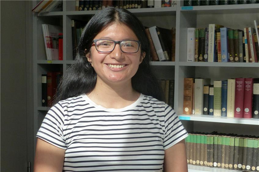Zeit, über die Abschlussarbeit nachzudenken: Ariana Garcia aus dem peruanischen Villa El Salvador. Bild: Justine Konradt