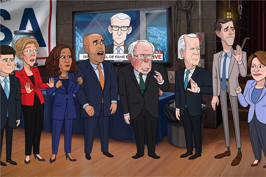 Zweite Staffel, teilweise platt: „Our Cartoon President“ auf Sky Atlantic HD. Foto: Sky Deutschland